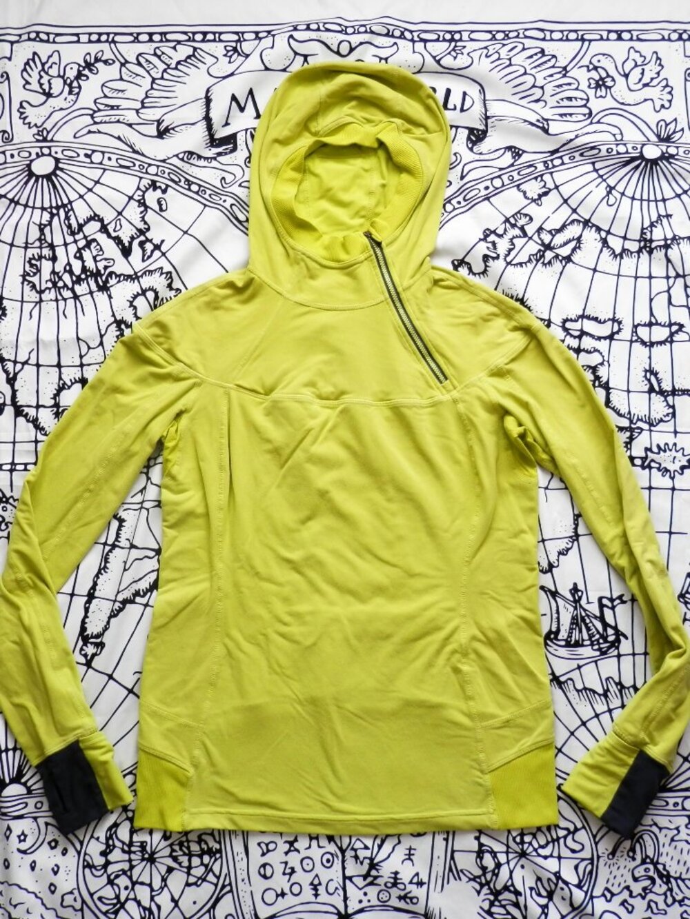 Lululemon Rare Vintage Y2K Run Spirit 1/4 Zip Hoodie, Size 8